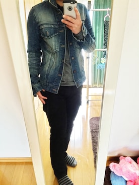 saku0222さん(メンズ・162cm)の冬コーディネート