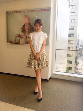 「アイテム（ピアス（片耳用））」を使った、yoshida asamiさん（レディース・160cm）の夏コーディネート