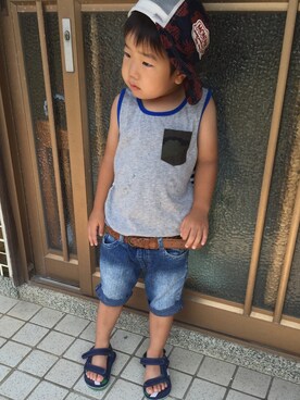 sou＊yuzuさん（キッズ・100cm）の夏コーディネート