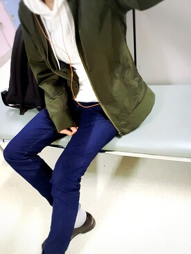 「Manhattan Portage」｜ｹｲｽｹ。さん（メンズ・182cm）の冬コーディネート