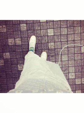 「tricot COMME des GARCONS（トリココムデギャルソン）のアイテム（その他シューズ）」を使った、なかの ゆうみさん（レディース・162cm）の夏コーディネート