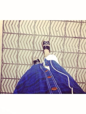 「tricot COMME des GARCONS（トリココムデギャルソン）のアイテム（サンダル）」を使った、なかの ゆうみさん（レディース・162cm）の夏コーディネート