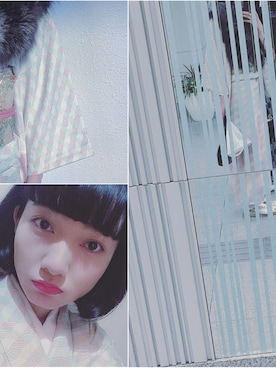 「着物」｜「アイテム（口紅/リップティント/グロス）」を使った、sarahさん（レディース・164cm）の冬コーディネート