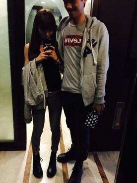 「A.Fのアイテム」を使った、Shellさん（レディース・164cm）の秋コーディネート