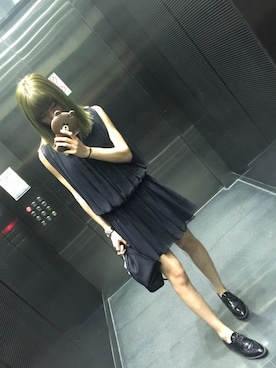 「ONLY（オンリー）のアイテム（ワンピース/ドレス）」を使った、Shellさん（レディース・164cm）の秋コーディネート