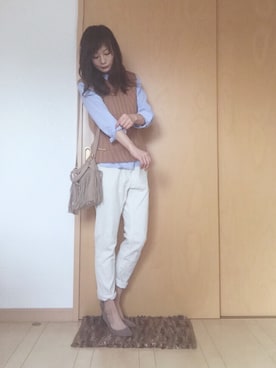 「しまむらコーデ」｜▼se-co△さん（レディース・159cm）の冬コーディネート