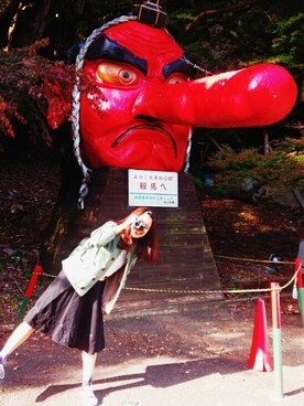 「Crisp（クリスプ）のアイテム（その他アウター）」を使った、rina ♡さん（レディース・165cm）の秋コーディネート