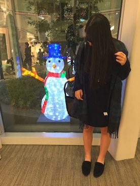 「雪だるま」｜Ayamiさん（レディース・155cm）の秋コーディネート