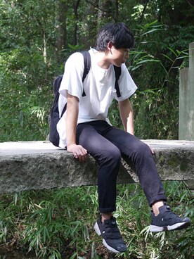 「Reebok（リーボック）のユニセックス リーボック インスタ ポンプフューリー ブラック Reebok INSTAPUMP FURY OG V65750（スニーカー）」を使った、GAIさん（メンズ・176cm）の夏コーディネート