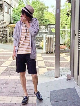 おかっぴきさん（メンズ・171cm）の夏コーディネート