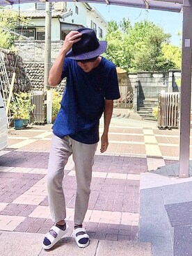 おかっぴきさん（メンズ・172cm）の夏コーディネート