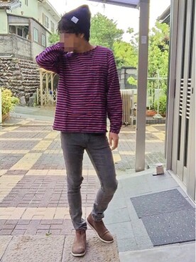 おかっぴきさん（メンズ・172cm）の秋コーディネート