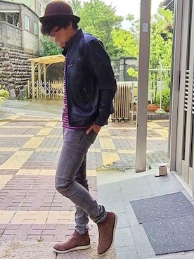 おかっぴきさん（メンズ・172cm）の秋コーディネート