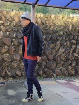 おかっぴきさん（メンズ・172cm）の冬コーディネート