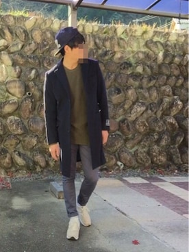 おかっぴきさん（メンズ・172cm）の冬コーディネート