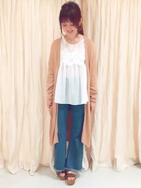 anna  aoyamaさん（レディース・161cm）の春コーディネート