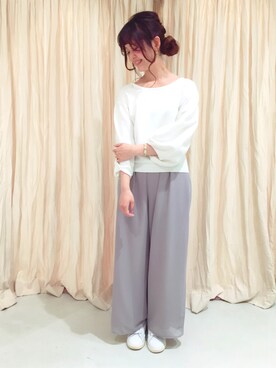 「ベルクロ」｜anna  aoyamaさん（レディース・161cm・20代）の春コーディネート
