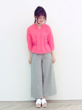 anna  aoyamaさん（レディース・161cm）の春コーディネート