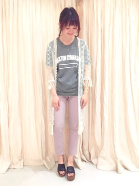 anna  aoyamaさん（レディース・161cm）の春コーディネート