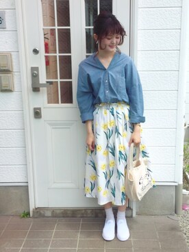 anna aoyamaさん(レディース・161cm)の春コーディネート