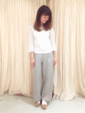 anna  aoyamaさん（レディース・161cm）の春コーディネート