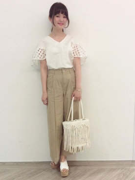 anna  aoyamaさん（レディース・161cm）の春コーディネート