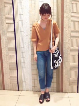 anna aoyamaさん(レディース・161cm)の春コーディネート