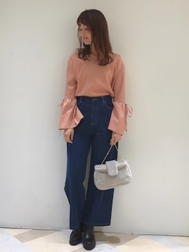 anna aoyamaさん(レディース・161cm)の冬コーディネート