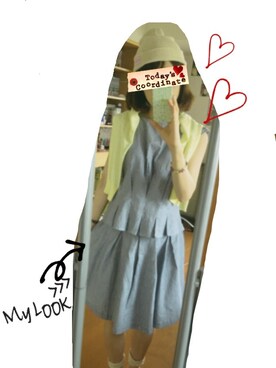 あずささん（レディース・153cm）の夏コーディネート