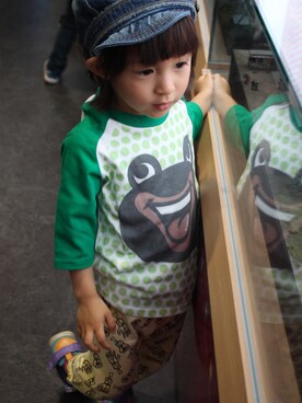 「OJISUN（オジサン）のアイテム」を使った、ibukiさん（キッズ・100cm）の夏コーディネート