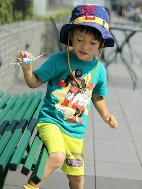 ibukiさん（キッズ・100cm）の夏コーディネート