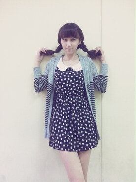「NET（ネット）のアイテム（ピーコート）」を使った、Liyen Linさん（レディース・170cm）の秋コーディネート