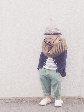 BETTONさん（キッズ・80cm）の冬コーディネート