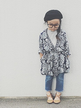 「フェリシモキッズ（フェリシモキッズ）のアイテム（パンツ）」を使った、BETTONさん（キッズ・100cm）の夏コーディネート