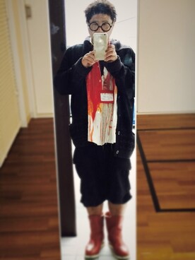 「アイテム（ブルゾン）」を使った、かべちゃんさん（メンズ・171cm・40代）の秋コーディネート
