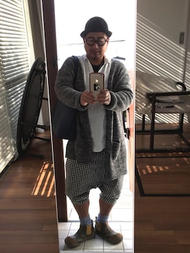 「ロングカーディガン」｜かべちゃんさん（メンズ・171cm・50代）の秋コーディネート