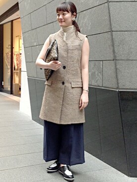 UNITED ARROWS 六本木 ウィメンズストア STAFF 01さん(レディース・161cm)の秋コーディネート