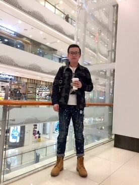 「G-STAR RAW（ジースターロゥ）のアイテム（ブルゾン）」を使った、jam0225さん（メンズ・177cm）の秋コーディネート
