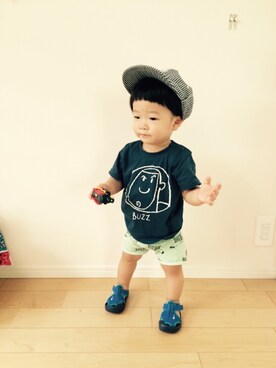 ausukeさん（キッズ・70cm）の夏コーディネート