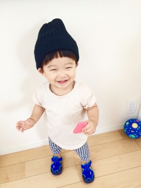 ausukeさん（キッズ・70cm）の夏コーディネート