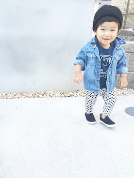 ausukeさん（キッズ・70cm）の秋コーディネート