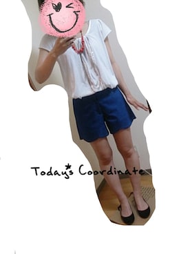 「ジャパンブルー」｜「アイテム（パンプス）」を使った、あさくらさん（レディース・159cm）の夏コーディネート