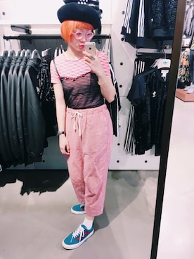 「UNIF（ユニフ）のアイテム（その他トップス）」を使った、莉莉/りリィ/ Taiwanさん（レディース・150cm）の秋コーディネート