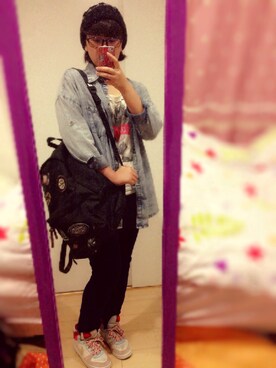 「one way（ワンウェイ）のアイテム（Tシャツ/カットソー、ホワイト系）」を使った、sakura さん（レディース・158cm）の秋コーディネート