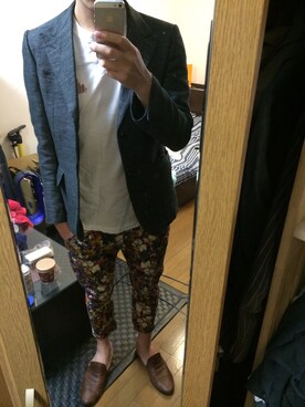 「7分袖」｜「アイテム（ジャケット/アウター）」を使った、Yousuke  Ootaさん（メンズ・179cm）の冬コーディネート