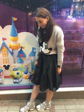 「アイテム（その他シューズ、グレー系）」を使った、katylawさん（レディース・168cm）の冬コーディネート