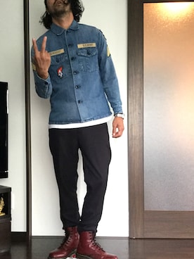 「BEAUTRIUM 」｜大原 英敏【 ROUGET 代表】さん（メンズ・183cm）の夏コーディネート