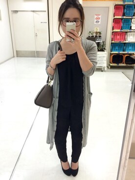 「Avail（アベイル）のアイテム（つなぎ/オールインワン）」を使った、nana♪さん（レディース・155cm）の春コーディネート