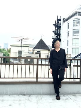 「MARC JACOBS（マークジェイコブス）のアイテム（シューズ）」を使った、SHOGO さん（メンズ・174cm）の夏コーディネート