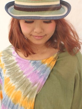 「Amina（アミナ）のアイテム」を使った、MEGさん（レディース・159cm）の春コーディネート